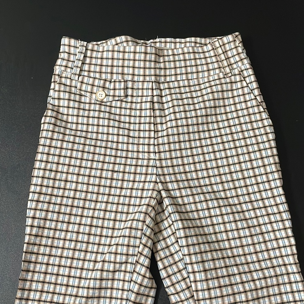 Jules & Leopold, Womens Small petite, Plade: Blue, White, Black, and Brown